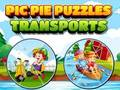 Lojë Pic Pie Puzzles Transporte  në internet