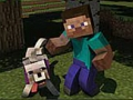 Lojë Minicraft: Steve dhe Wolf Adventure në internet