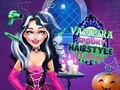 Lojë Sfida e stilit të flokëve "Vampira drithërues".  në internet