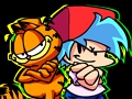 Lojë E Premte Night Funkin: Argëtim i së hënës me Garfield macen  në internet
