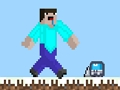 Lojë Noob Steve në internet
