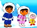 Lojë Dora Gjej 5 Dallimet  në internet