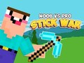 Lojë NOOB vs Pro Stick War në internet