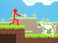 Lojë Red Stickman vs Monster School 2 në internet
