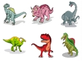 Lojë Kartat e dinosaurëve  në internet