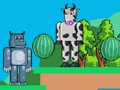 Lojë Hippo vs Përbindësh Lopë  në internet