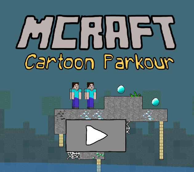 Lojë MCRACT Cartoon Parkour në internet