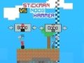 Lojë Stickman vs Noob Hammer në internet