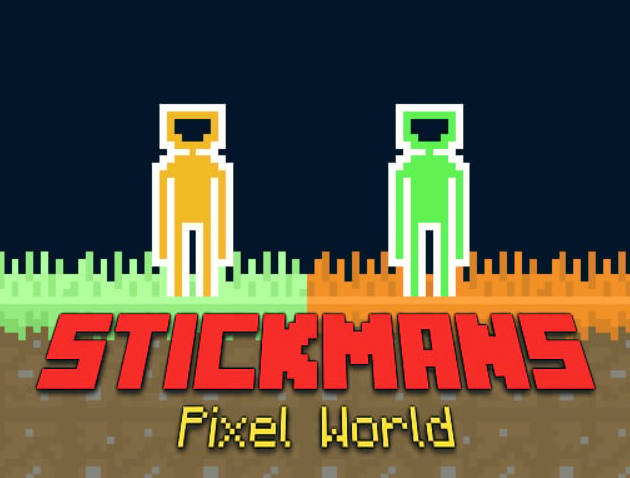 Lojë Bota e Pixel Stickmans në internet