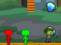 Lojë Stickman Bros vs Zombies në internet