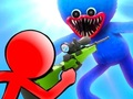 Lojë Stickman vs Huggy Wuggy në internet