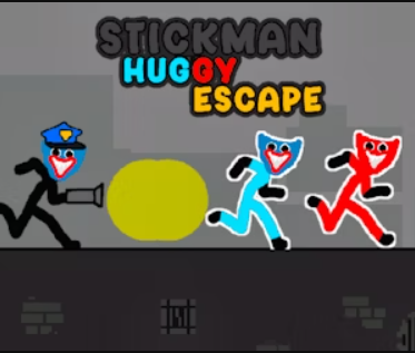 Lojë Stickman Huggy Escape në internet