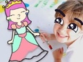 Lojë Libri i Ngjyrosjes: Princi dhe Princesha  në internet