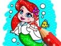 Lojë Libri i Ngjyrosjes: Mermaid  në internet