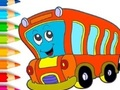 Lojë Libri i Ngjyrosjes: Autobus  në internet