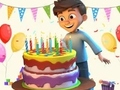 Lojë Libër për t'u ngjyrosur: Festa e ditëlindjes  në internet