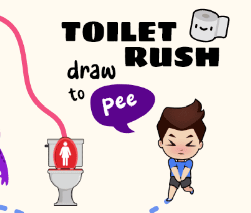 Lojë Tualeti Rush: Draw to Pee  në internet