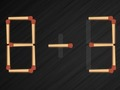 Lojë Shkopi shkrepsesh matematike  në internet
