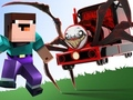 Lojë Tren noob vs merimangë në internet