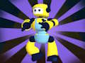 Lojë Robo duke vrapuar 3D në internet