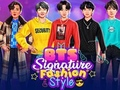 Lojë BTS Signature Stili Mode  në internet