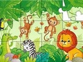 Lojë Jigsaw Puzzle: Kafshët në xhungël  në internet
