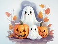 Lojë Libër për t'u ngjyrosur: Fantazmat e Halloween  në internet