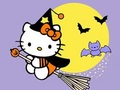 Lojë Libër për t'u ngjyrosur: Kitty Halloween  në internet