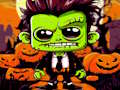 Lojë Puzzle Franky & Vampire Halloween  në internet