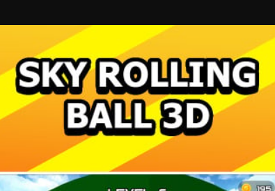 Lojë Stunts Sky Rolling Ball 3D në internet