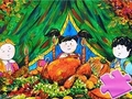 Lojë Jigsaw Puzzle: Gëzuar Ditën e Falënderimeve  në internet