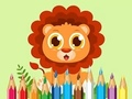 Lojë Libri i Ngjyrosjes: Baby Lion  në internet