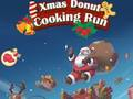 Lojë Run me biskota të Krishtlindjeve me donut  në internet