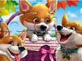 Lojë Mister Jigsaw: Corgis qesharake në internet