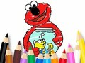 Lojë Libër Ngjyrosje: Elmo New Friend  në internet