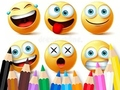Lojë Libër për t'u ngjyrosur: Emoji qesharake  në internet
