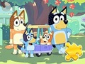 Lojë Mister Jigsaw: Familja Bluey në internet