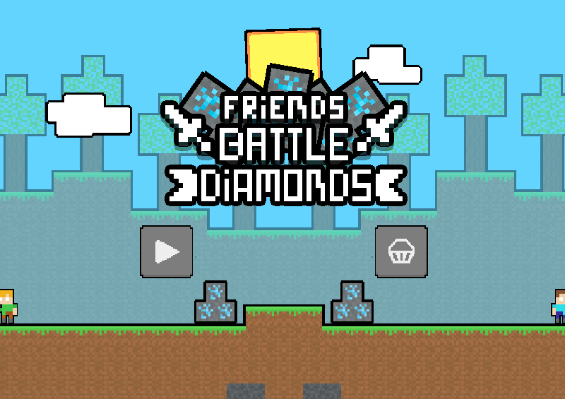 Lojë Miqtë Diamantët e Battle -it në internet