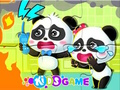 Lojë Jigsaw Puzzle: Baby Panda Fishekzjarret  në internet