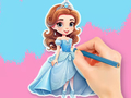 Lojë Libri i Ngjyrosjes: Chibi Princess  në internet