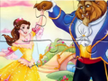 Lojë Jigsaw Puzzle: Bukuroshja dhe Bisha  në internet