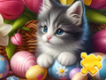 Lojë Jigsaw Puzzle: Cat Pashkëve  në internet