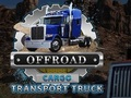 Lojë Kamion Transport mallrash jashtë rrugës  në internet