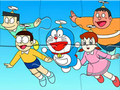 Lojë Mister Jigsaw: Doraemon Flying në internet
