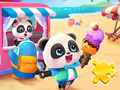 Lojë Mister Jigsaw: Foshnja Panda Akullore Makinë në internet