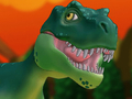 Lojë Dino Run: Lava në internet