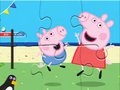 Lojë Jigsaw Puzzle: Dita e Argëtimit Peppa  në internet