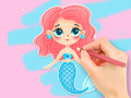 Lojë Libër Ngjyrosje: Duke shijuar Mermaid  në internet