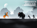 Lojë Shpëtuar Zombies Survival Horseback  në internet