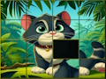 Lojë Slide Puzzle Cat  në internet